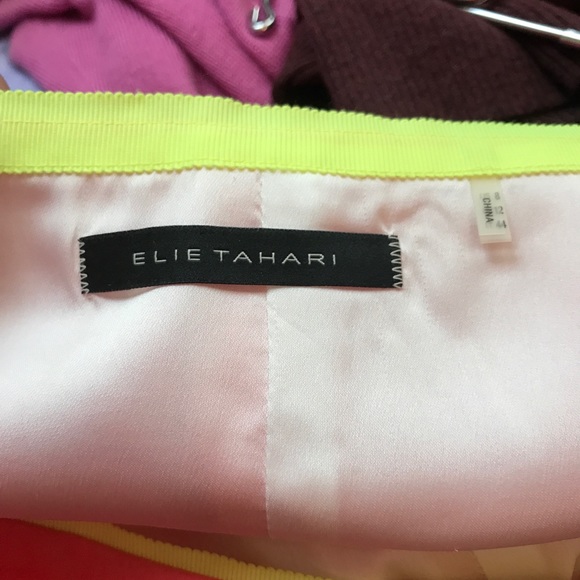 Elie Tahari Penelope Sand Dunes skirt ombré - Picture 9 of 9